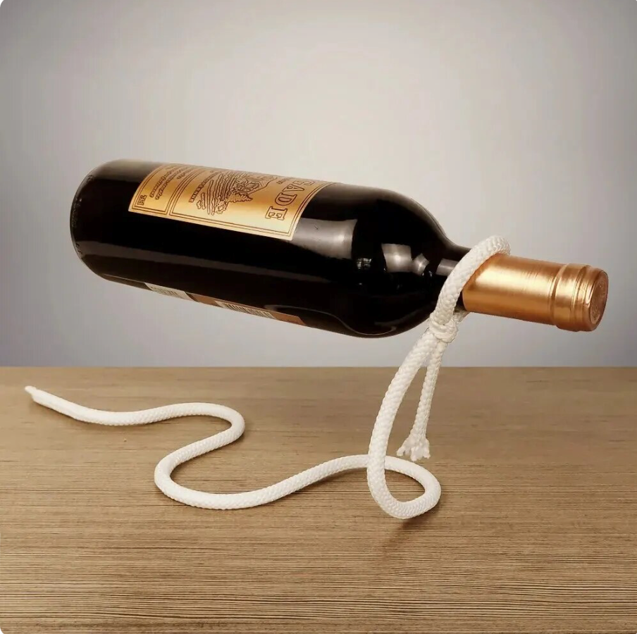 Porte-bouteille de vin flottant